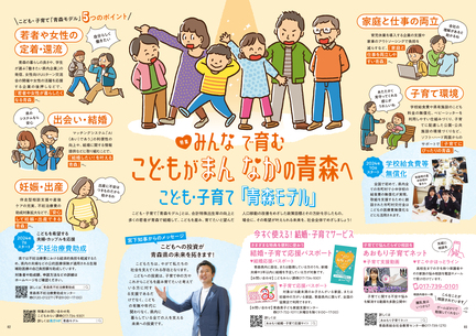 あおマグ2025年2月号2-3ページ