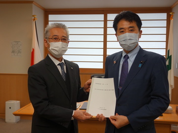 青森県水産振興会から提案・要望書が提出