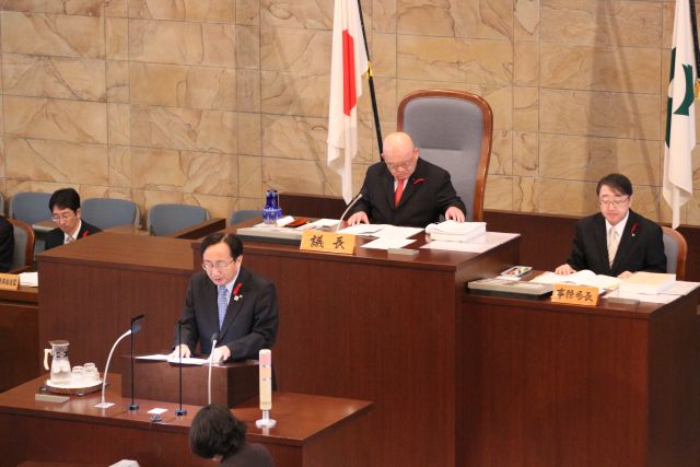 平成27年11月第284回定例会開会