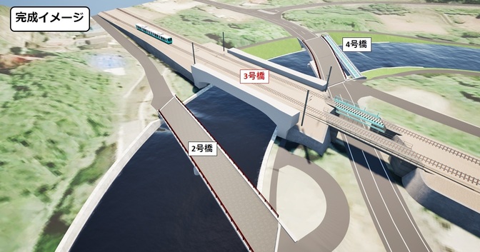 貴船川完成図