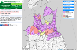 青森県土砂災害警戒情報システム　イメージ