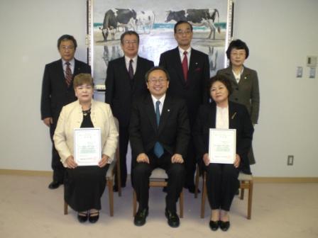 平成19年度青森県いきいき男女共同参画社会づくり表彰奨励賞　表彰式