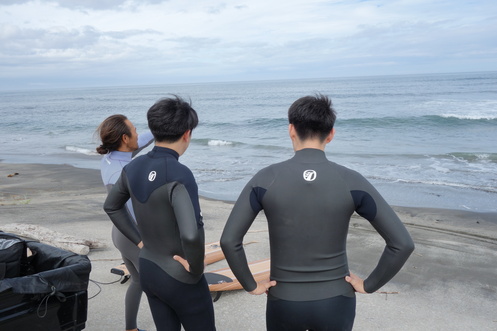 海に入る前の写真