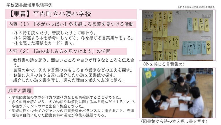 [東青]小湊小報告書
