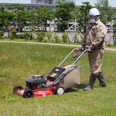 芝刈り実習