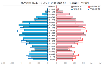 おいらせ町人口ピラミッド