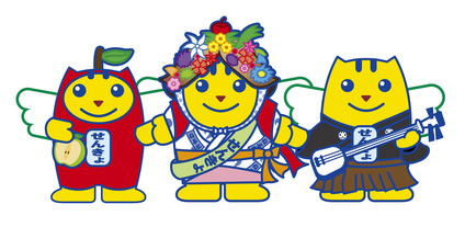 ご当地めいすいくん3人勢ぞろい