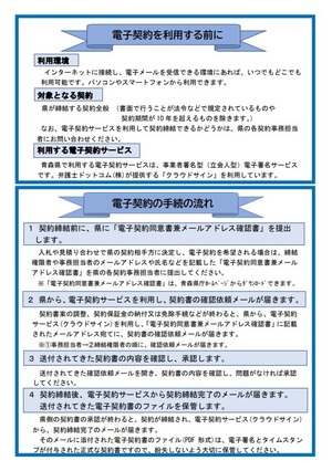 事業者向けチラシ裏