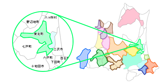 東北町地図