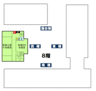 本館８階平面図